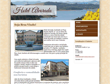 Tablet Screenshot of hotelalvoradacaconde.com.br